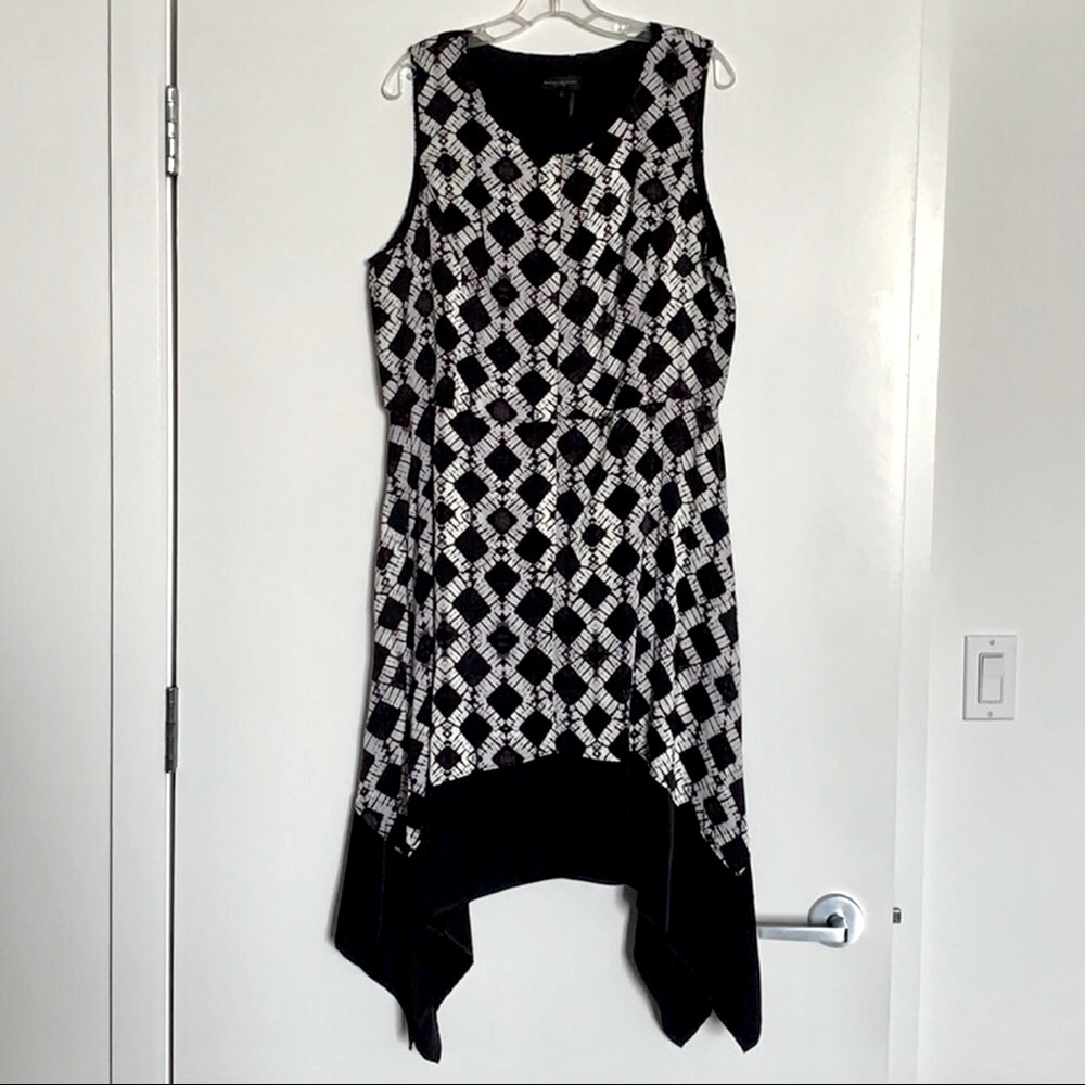 Donna Karen 🔥 NWOT Dress Handkerchief Bottom, 16